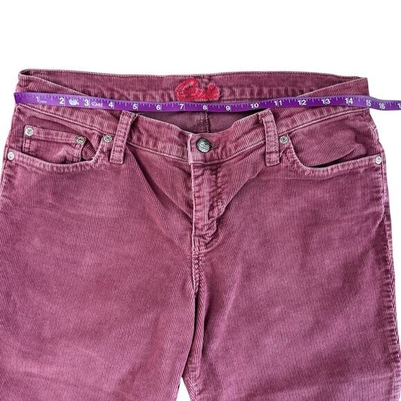 VTG Blue Cult corduroy pants Women's Sz 30 30x33 Mauve low rise bootcut Y2K USA - Picture 9 of 16